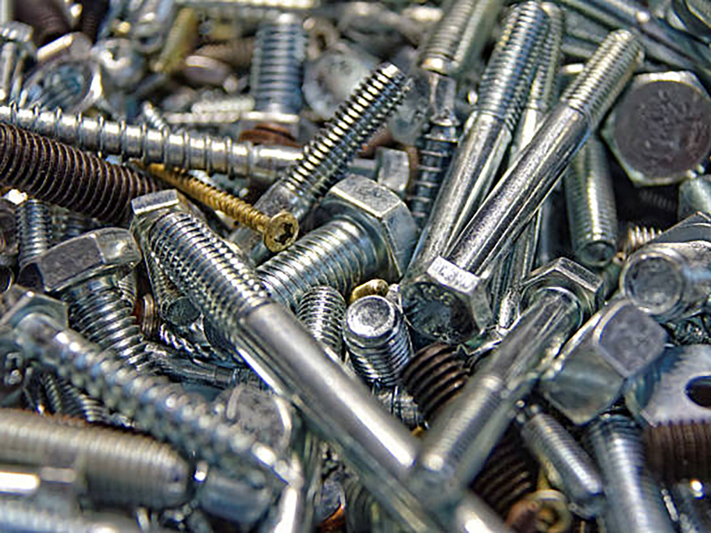 Ideal Supplies nuts, bolts, screws, nails, and other kinds of hardware for building,