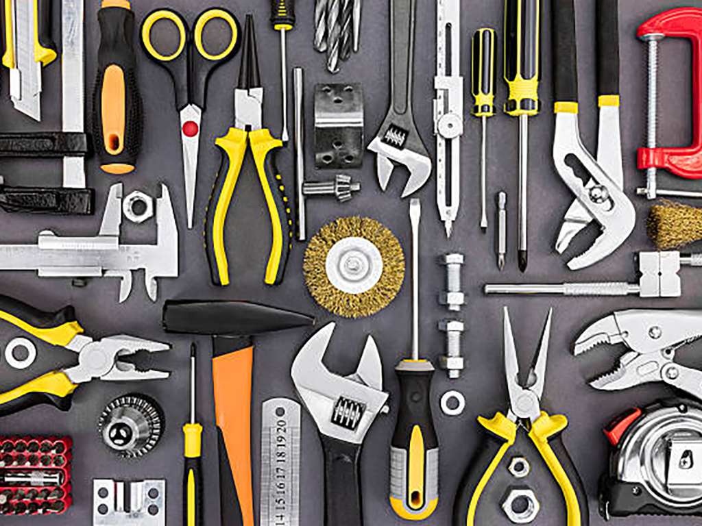 A wide array of hardware, tools, and supplies for building anything you want.